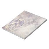 Hübscher Engel in Clouds Noetepad Notizblock (Rotiert)