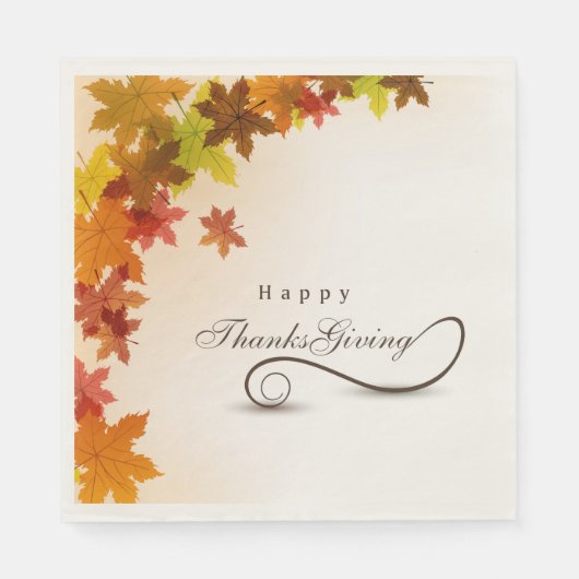 Hübscher Erntedank Paper Napkin Serviette (Vorderseite)