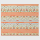 Hübscher Erntedank Papiergeschenk Geschenkpapier (Flach)