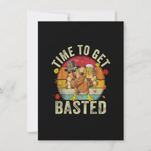 Hübscher Erntedank trinkt Zeit, um sich zu gebaste Einladung