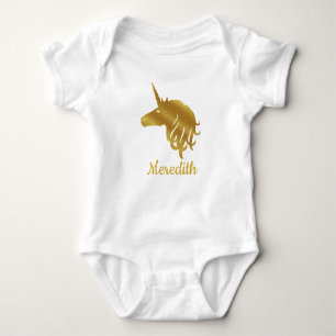 Hübscher Extravaganter Einhorn-Bodysuit Baby Strampler