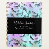 Hübscher Eyelash Techniker Pastel Eyelashes Doodle Planer (Vorderseite)
