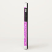 Hübscher Fall Fuschia Holographic Butterfly iPhone Case-Mate iPhone Hülle (Hinten/Links)