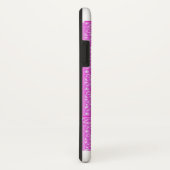 Hübscher Fall Fuschia Holographic Butterfly iPhone Case-Mate iPhone Hülle (Hinten/Rechts)