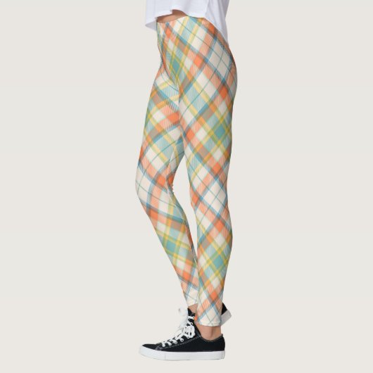 Hübscher Fall Karierter Entwurf Leggings (Links)