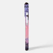 Hübscher Fall Sonnenuntergang über Bäumen Case-Mate iPhone Hülle (Rückseite / Links)