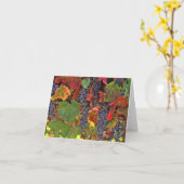 Hübscher Fall Weinberg Mitteilungskarten Leere (Gelbe Blume)