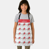 Hübscher, farbenfroher Faulenzer Weihnachtsfest Schürze (Insitu)