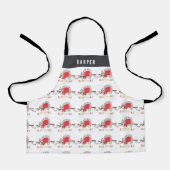 Hübscher, farbenfroher Faulenzer Weihnachtsfest Schürze (Vorderseite)