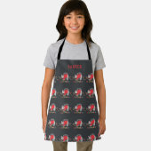 Hübscher, farbenfroher Faulenzer Weihnachtsfest Schürze (Insitu)