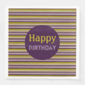 Hübscher Fettstreifen Serviette (Vorderseite)