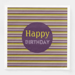 Hübscher Fettstreifen Serviette