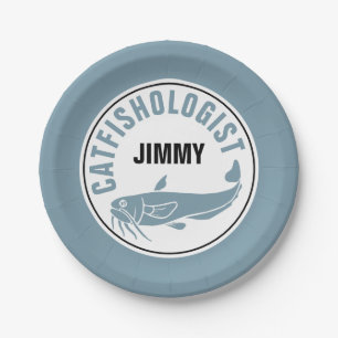 Hübscher Fisch Humorer Fischfang Recipe Koch Pappteller