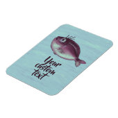 Hübscher Fisch mit Extravagantem Eyelashes Magnet (Linke Seite)