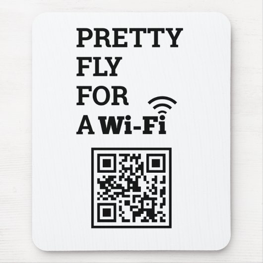 Hübscher Fliegen zum Herstellen einer Wifi-Prüfung Mousepad (Vorne)