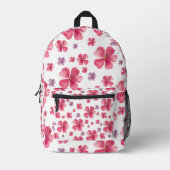 Hübscher floraler Rucksack (Vorderseite)
