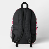 Hübscher floraler Rucksack (Rückseite)