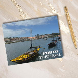 Hübscher Fluss Porto Portugal Fotografie, Reisen Feiertagspostkarte