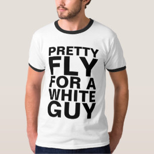 HÜBSCHER FLY FÜR DIE T - SHIRT VON MÄNNERN MIT WEI