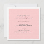 Hübscher Fotocollage-Taufe Einladung (Rückseite)