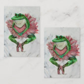 Hübscher Frosch Mitteilungskarte (Vorne/Hinten)