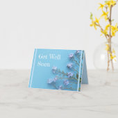 Hübscher Frühjahrsguss-nicht-Blume Karte (Gelbe Blume)