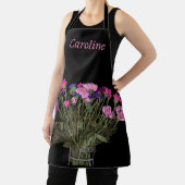 Hübscher Frühling Blume + Individuelle Name für si Schürze (InSitu)