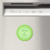 Hübscher Frühling Hochzeit Apfelblüte und Äpfel Magnet (In Situ (Geschirrspüler))