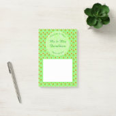 Hübscher Frühling Hochzeit Apfelblüte und Äpfel Post-it Klebezettel (Büro)