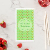 Hübscher Frühling Hochzeit Apfelblüte und Äpfel Serviette (Beispiel)