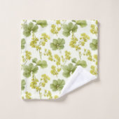 Hübscher Frühling Hütte Garten Badetuch Set (Waschlappen)