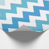 Hübscher Frühlings-Zickzack Geschenkpapier (Ecke)