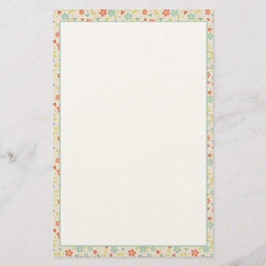 Hübscher Frühlingsflor Briefpapier (Vorderseite)