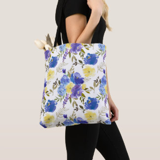 Hübscher Frühlingsfloral Monogram Baby Diaper Tasche