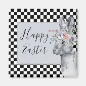 Hübscher Frühlingshase Ostern Magnet (Vorne)