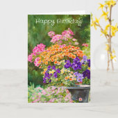 Hübscher Frühlingsommergarten Blume Geburtstag Karte (Gelbe Blume)