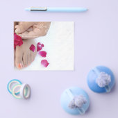 Hübscher Fuchsia Pink Rose Pedikürsalon Flyer (Einzeln)