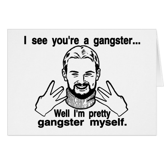 Hübscher Gangster selbst (Vorderseite (Horizontal))