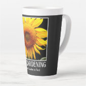 Hübscher Gärtner Sprichwort Gelb Sonnenblume Milchtasse (Rechte Ecke)