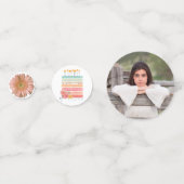 Hübscher Geburtstag Foto Confetti Konfetti (Vorderseiten)