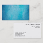 Hübscher gefrorener Wasser-Hintergrund Visitenkarte (Vorne/Hinten)