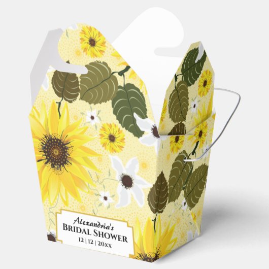 Hübscher Gelbblütengarten Geschenkschachtel (Geöffnet)