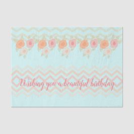 Hübscher Gemusterter Designer Seidenpapier