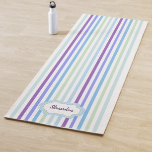 Hübscher gestreifter Yogamattel Yogamatte
