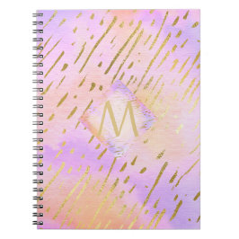 Hübscher Girl-Glitzer Rosa Goldfarben Notizblock