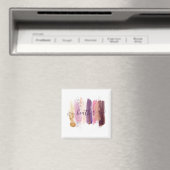 Hübscher Glitzer-Abstrich personalisiert Magnet (In Situ (Geschirrspüler))
