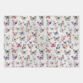 Hübscher Glitzer Geschenkpapier Set (Vorderseite)