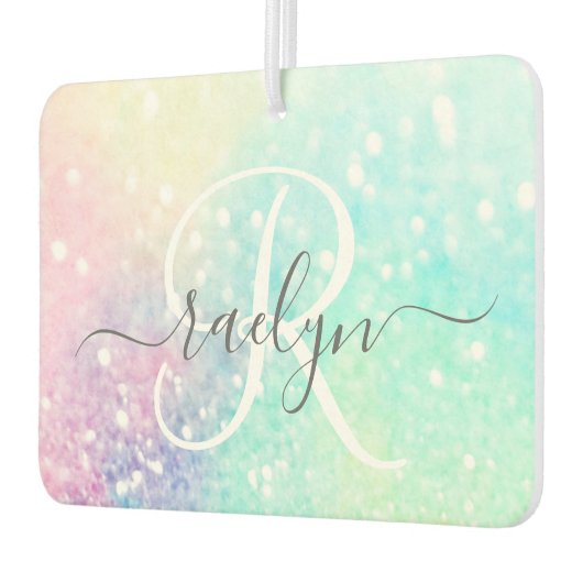 Hübscher Glitzer Holographic Iridescent Girl Autolufterfrischer (Links)