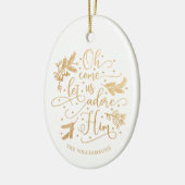 Hübscher Goldstift | Oh Komm, Lass uns Adore | Nam Keramik Ornament (Links)