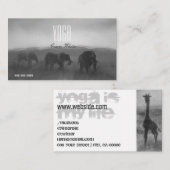 Hübscher Grönlandpic Yoga Reiki Massagetrainer Visitenkarte (Vorne/Hinten)